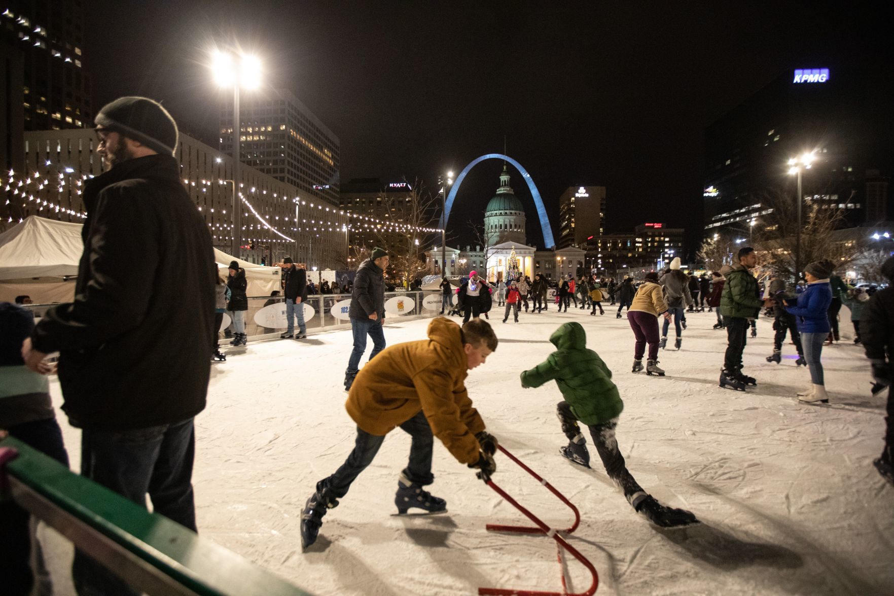 New Year's Eve at Kiener Plaza